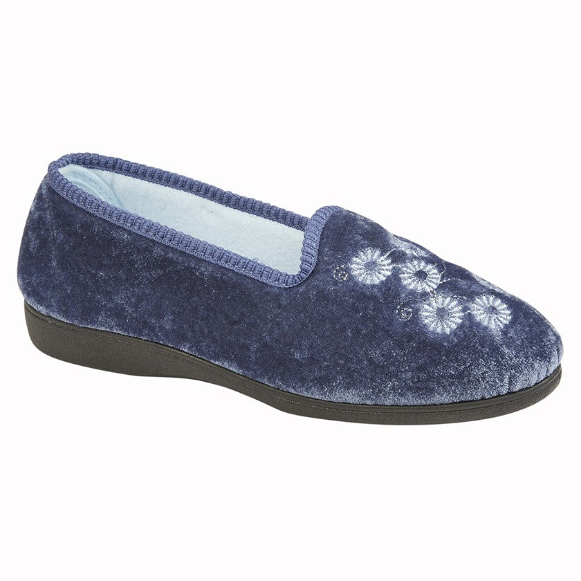 SLEEPERS CATHY Embroidered Slipper  (LS309C)