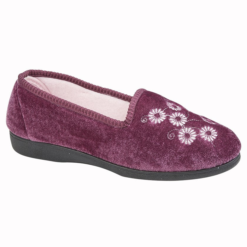 SLEEPERS CATHY Embroidered Slipper  (LS309M)