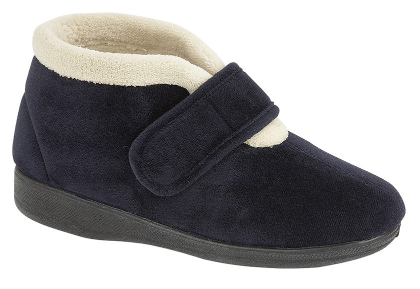 SLEEPERS AMELIA Touch Fastening Bootee Slipper  (LS342C)