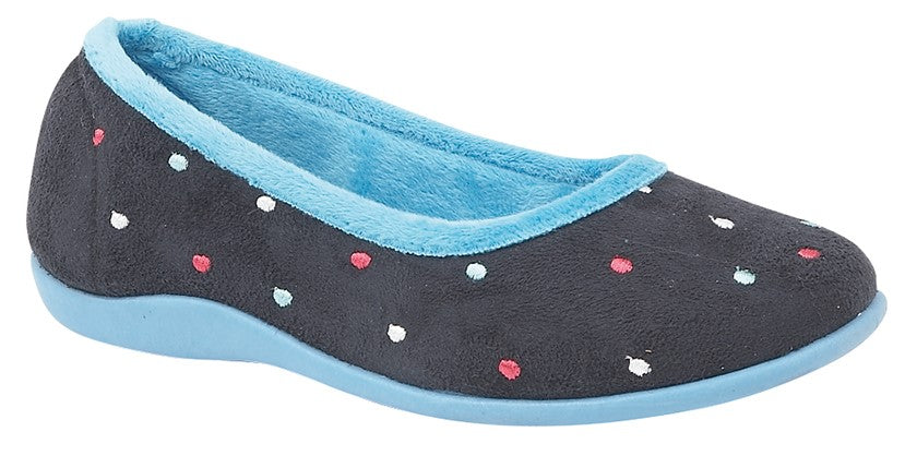 SLEEPERS ISLA Dotted Ballerina Slipper  (LS343C)