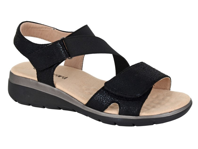 BOULEVARD Elasticated Touch Fastening Sandal  (L 283A)