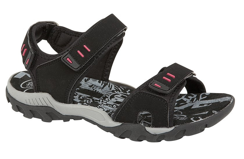PDQ Touch Fastening Halter Back Sports Sandal  (L 498A)