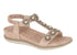 CIPRIATA MAIDA Jewelled Elastic Back Sandal  (L 870BG)