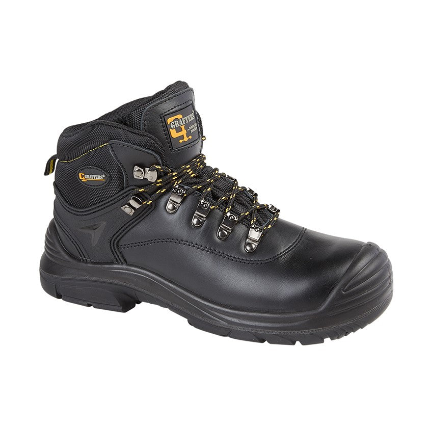 GRAFTERS Super Wide EEEE Fitting Safety Boot  (M 9508A)