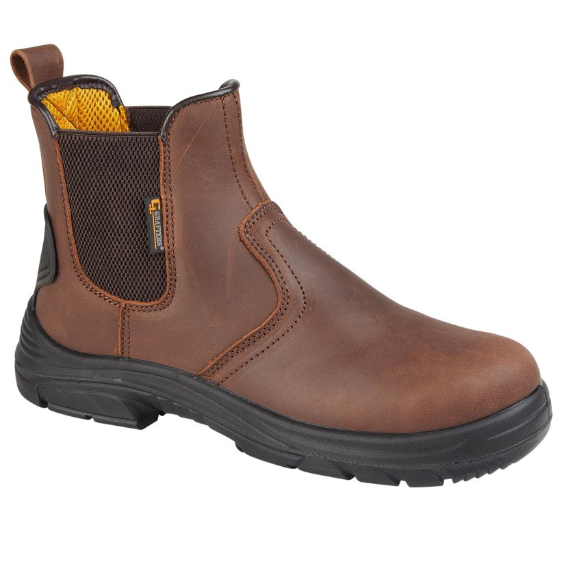 GRAFTERS Super Wide EEEE Fit Pull On Safety Dealer Boot  (M 9509B)