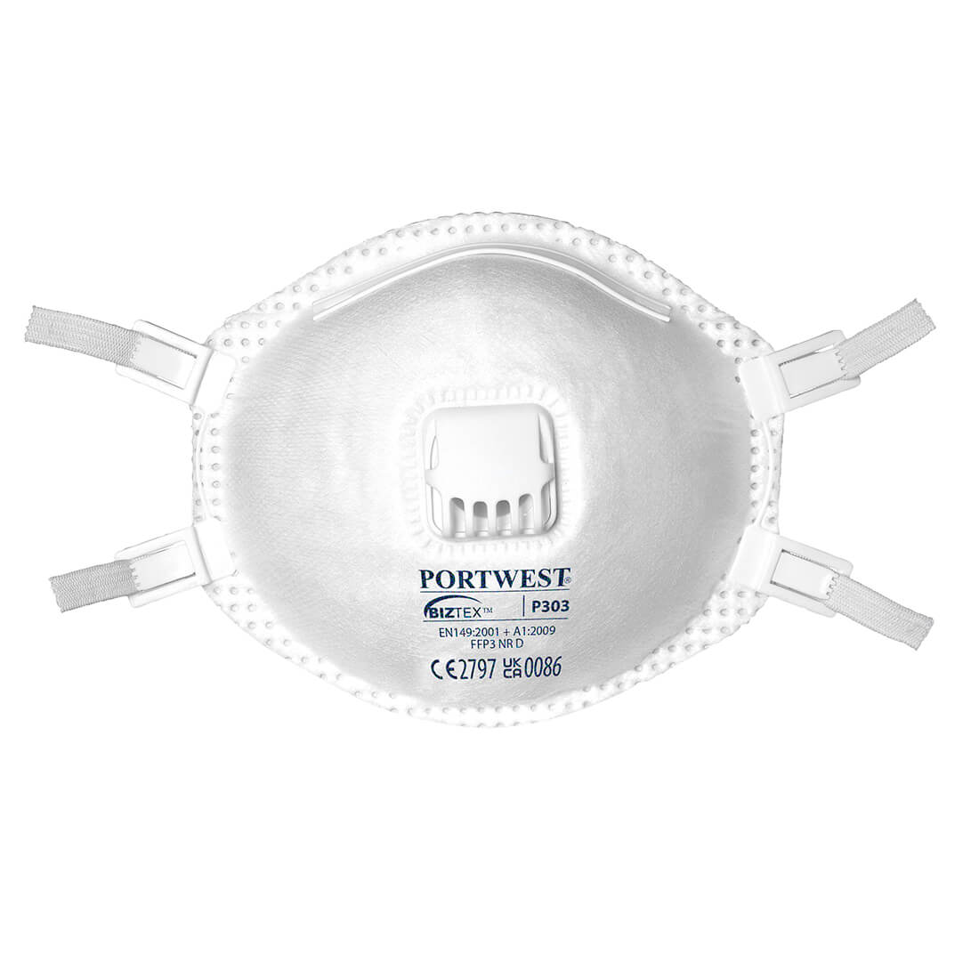 FFP3 Valved Dolomite Respirator (Pk10)  (P303)