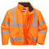 Hi-Vis Breathable Rain Bomber Jacket   (RT62)