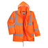 Hi-Vis Breathable Interactive Rain Traffic Jacket  (RT63)