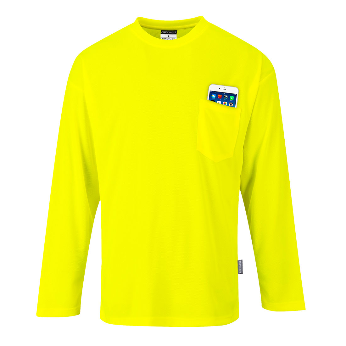 Day-Vis Pocket Long Sleeve T-Shirt  (S579)