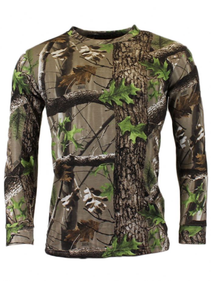 Trek Camo Camouflage Long Sleeve T Shirt