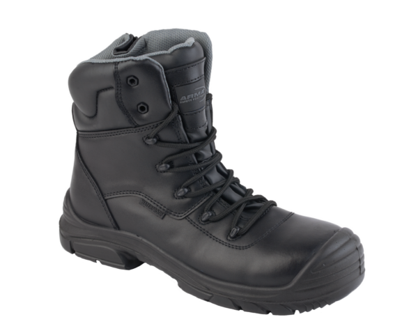 TACTICAL ZIPSIDE WATERPROOF METAL FREE SAFETY BOOT ARMA S3, DURABLE & COMFORT FIT (A23)