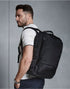 Quadra Pitch Black 24 Hour Backpack TearAway label for ease of rebranding (QD565)