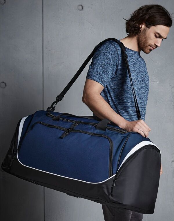 Quadra Pro Team Jumbo Kit Bag Front pocket designed for easy decoration (QS288)