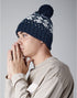 Beechfield  Fair Isle Snowstar® Beanie Timeless pattern (B456)