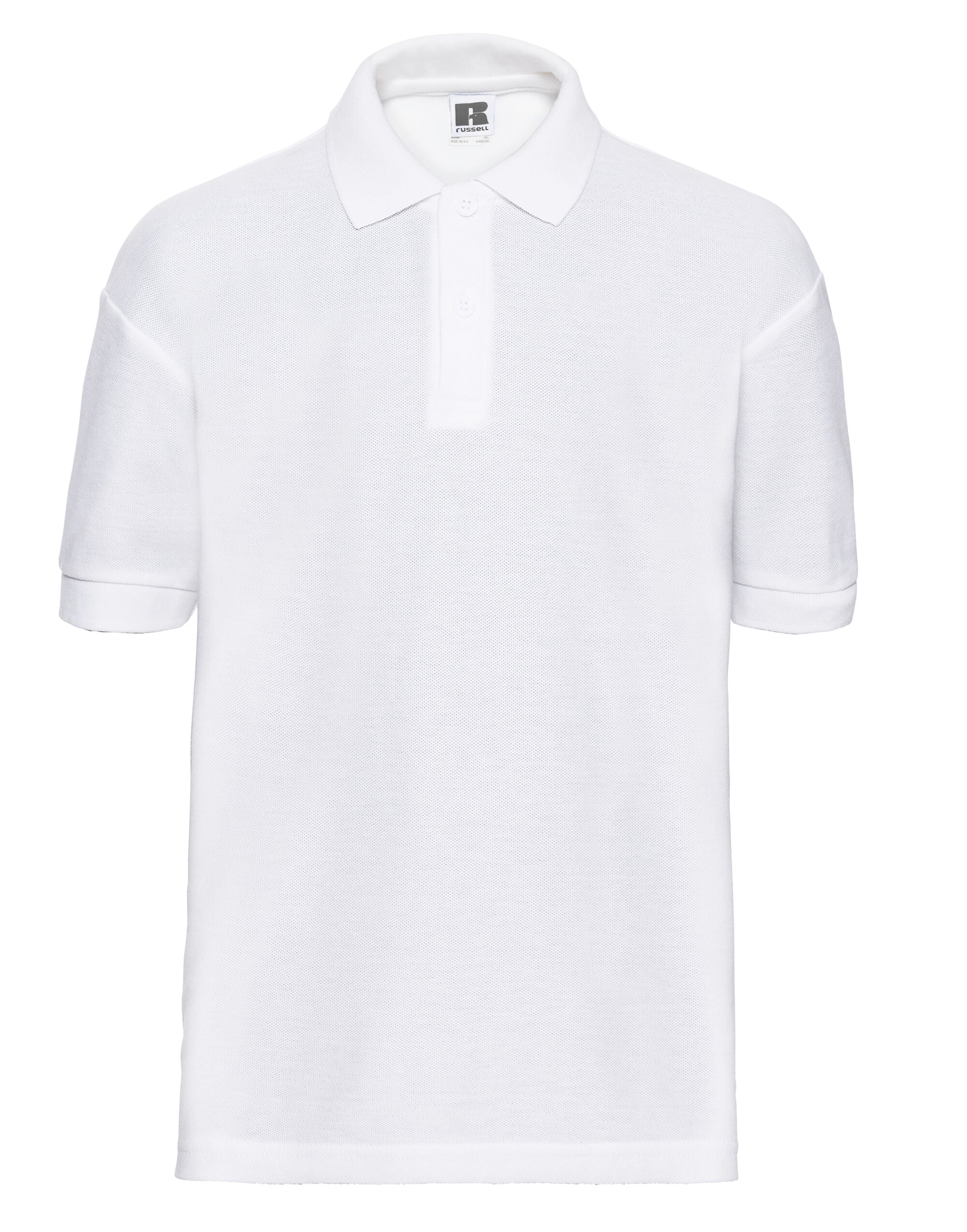 Russell Jerzees Schoolgear Children's Classic Polycotton Polo The double yarn construction creates a very durable and hardwearing fibre (539B)