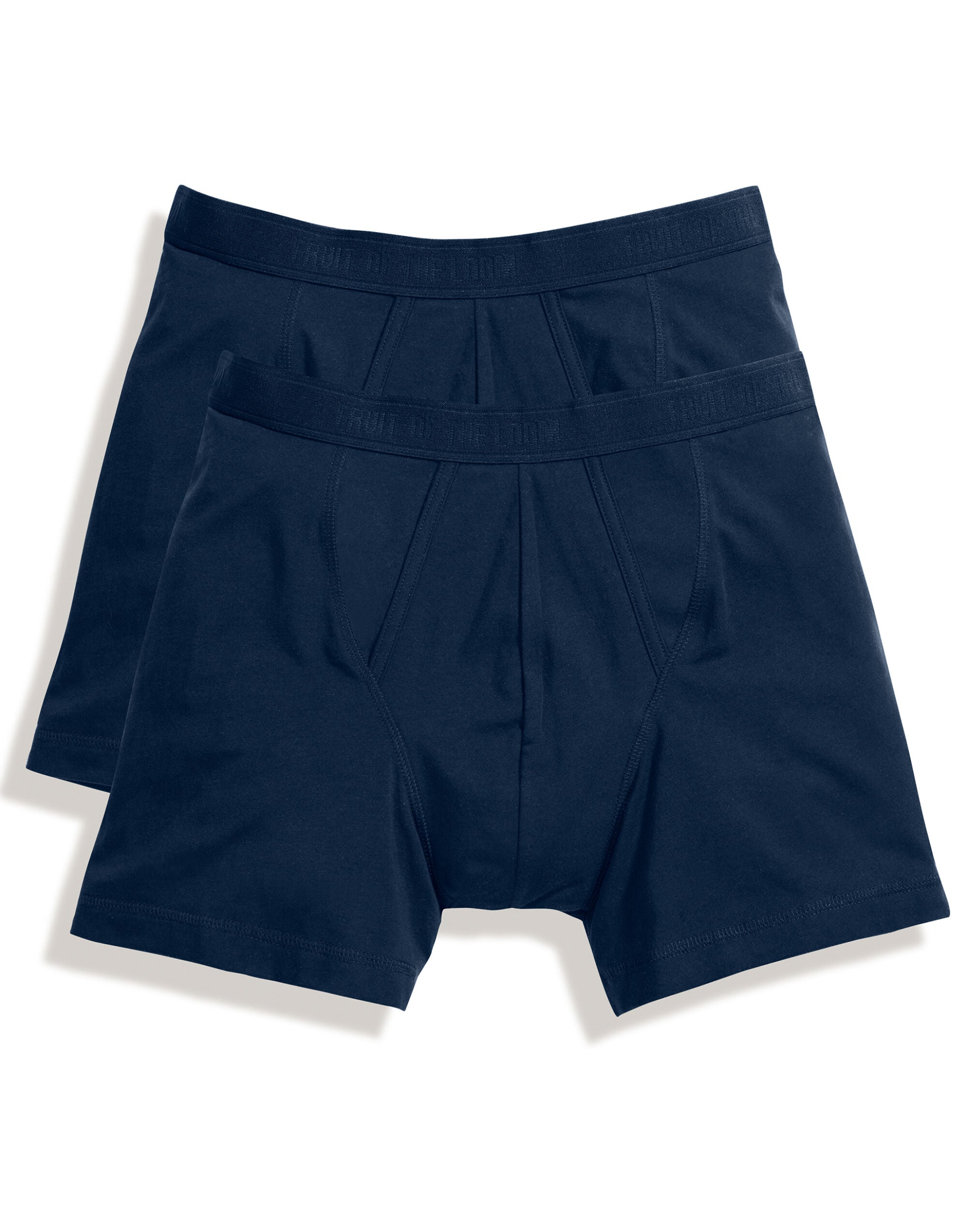 Fruit Of The Loom Underwear Men's Classic Boxer (2 Pack) trunk styling with longer leg length (67026)