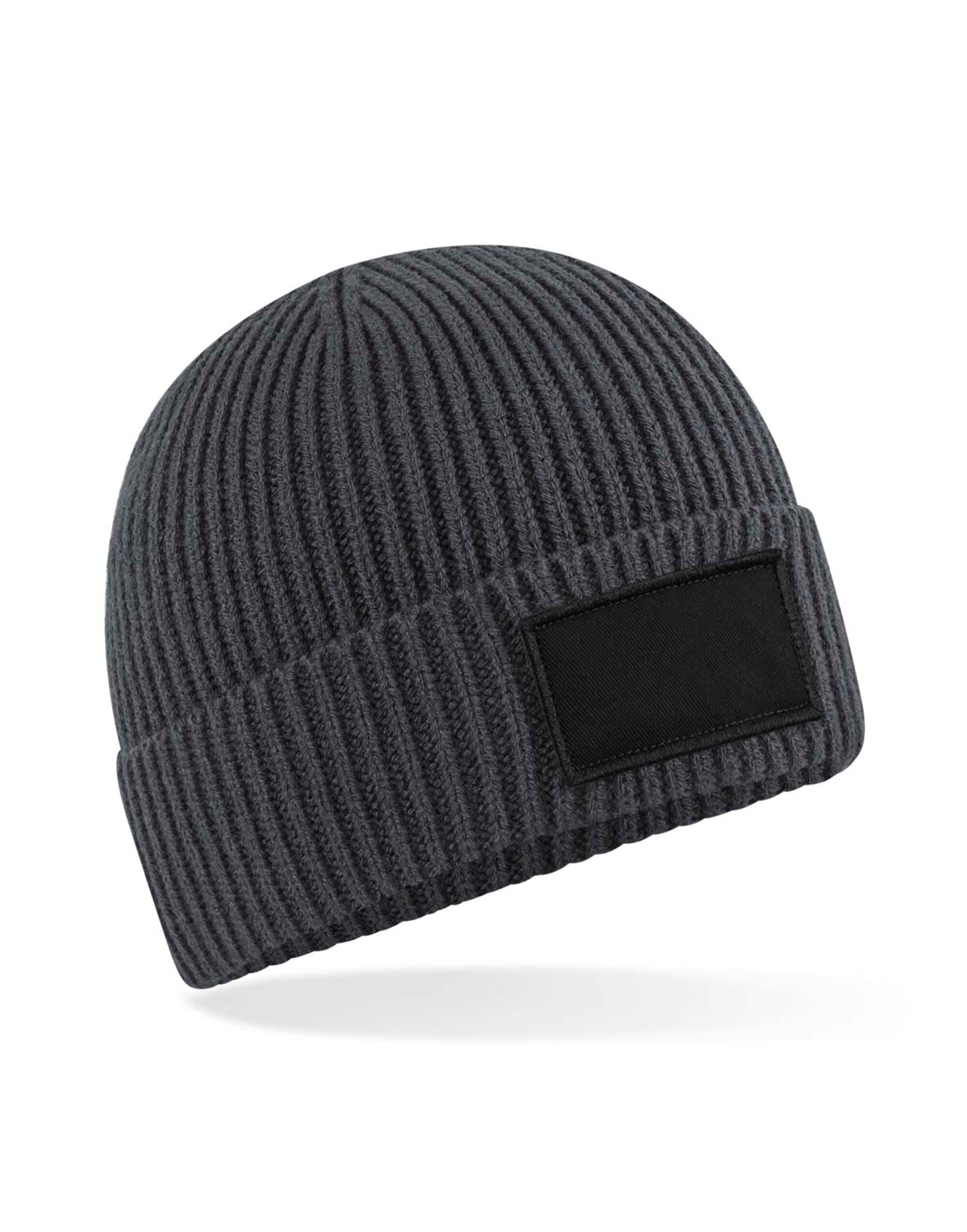 Beechfield  Fashion Patch Beanie Contains at least 50&#37; Recycled Polyester (B442R)