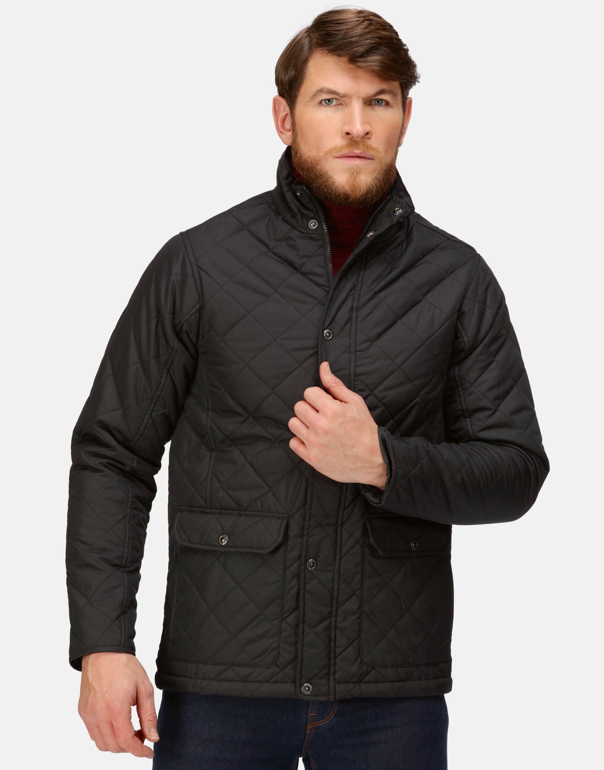 Regatta Professional Men's Tyler Quilted Jacket water repellent micro poplin (TRA441)