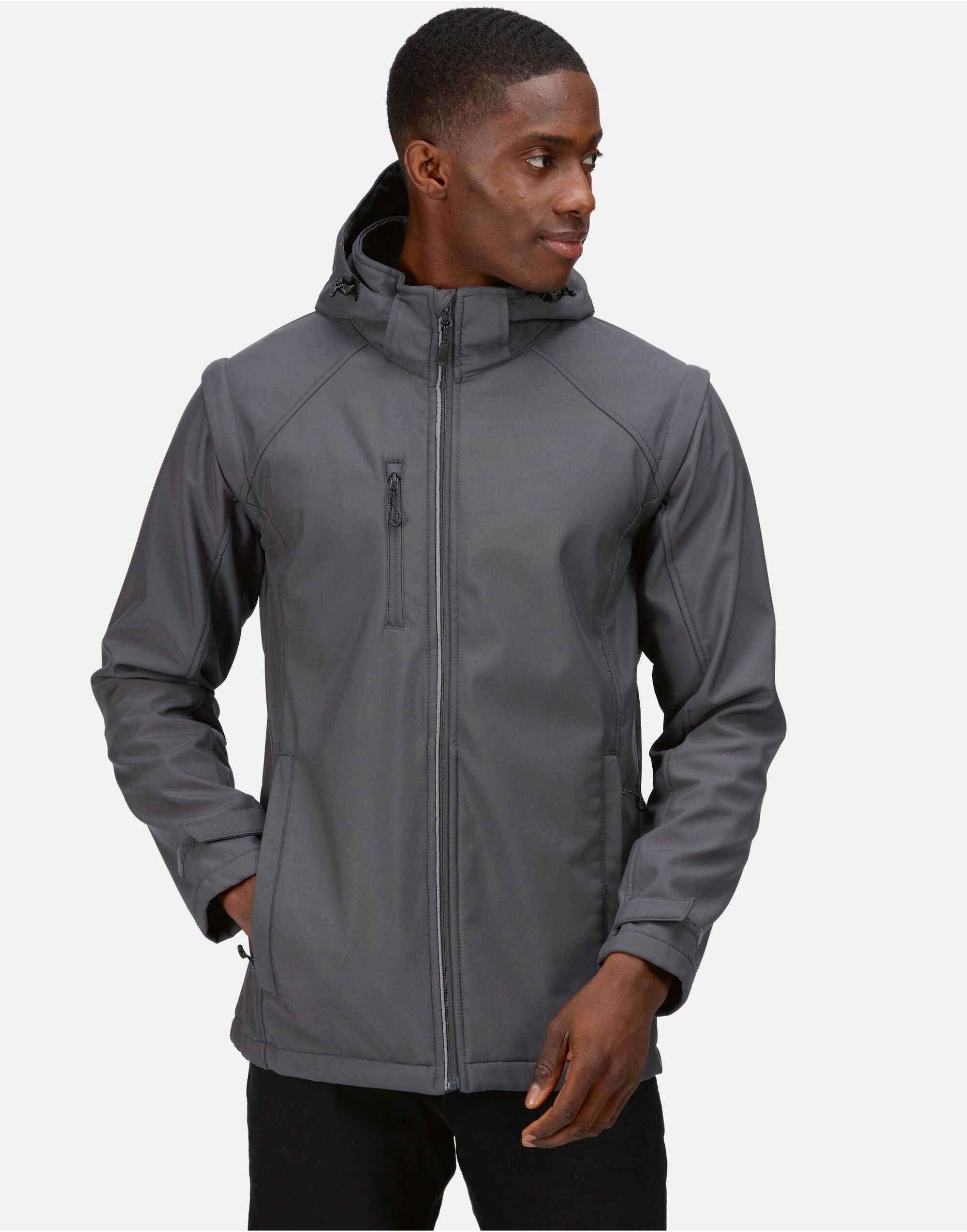 Regatta Professional Men's Erasmus 4-In-1 Softshell Jacket Warm backed woven XPT waterproof and breathable 3 layer membrane fabric (TRA713)