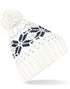 Beechfield  Fair Isle Snowstar® Beanie Timeless pattern (B456)