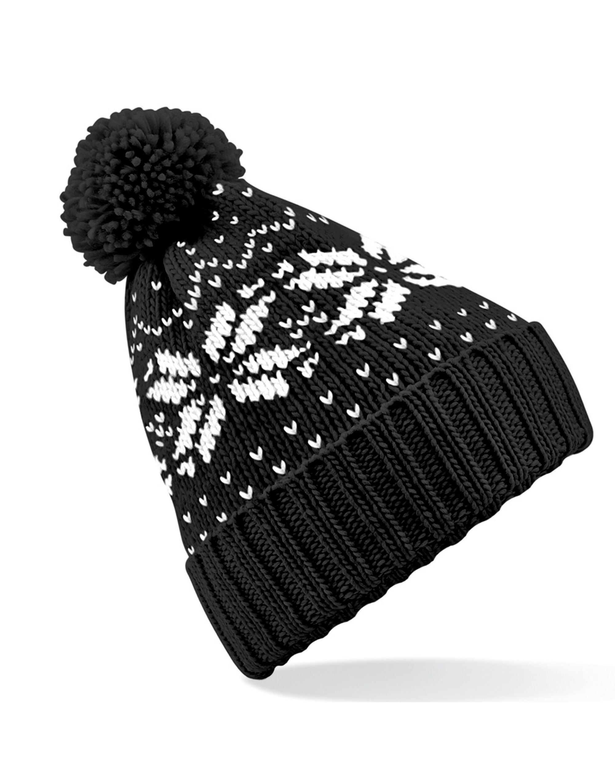 Beechfield  Fair Isle Snowstar® Beanie Timeless pattern (B456)