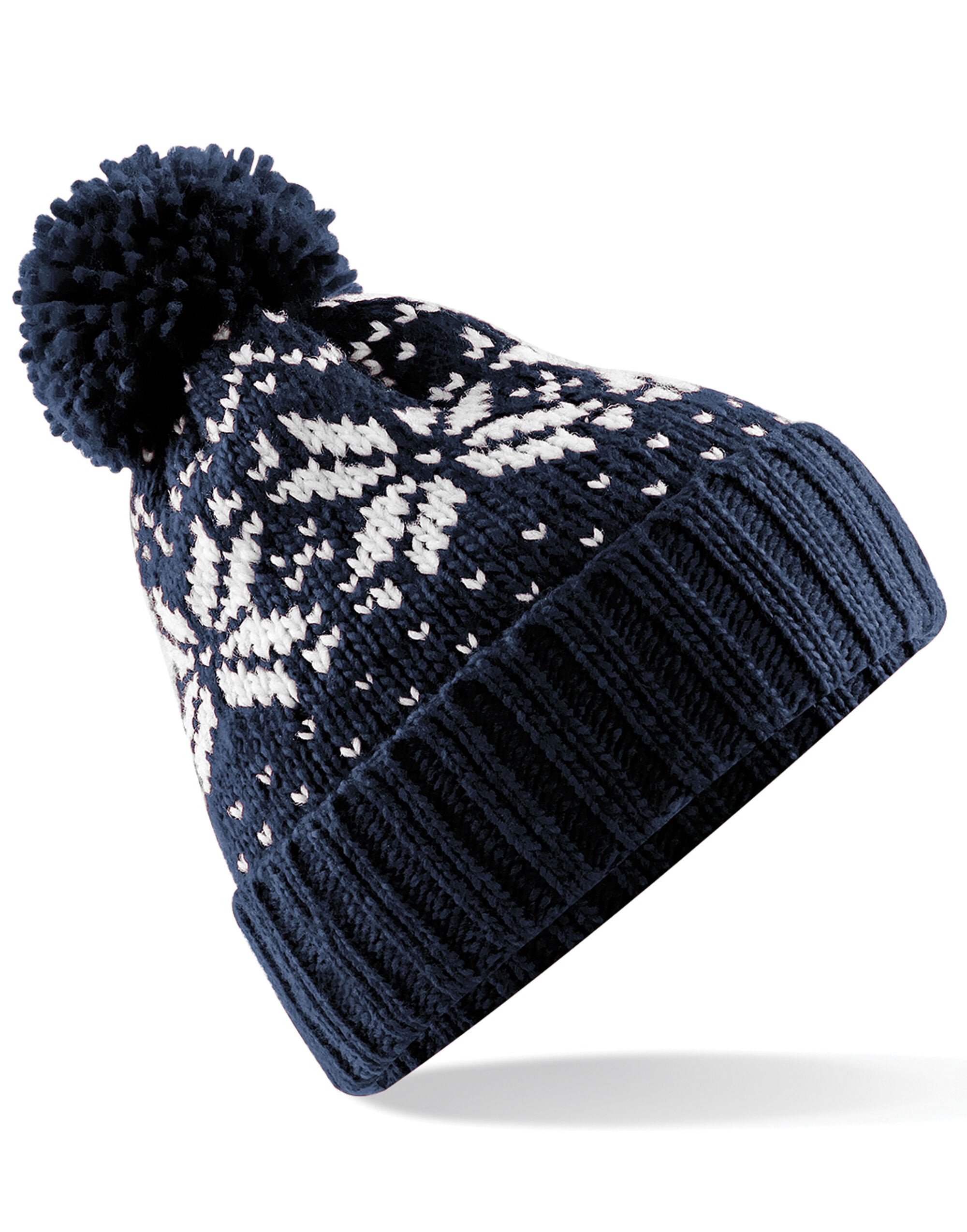 Beechfield  Fair Isle Snowstar® Beanie Timeless pattern (B456)