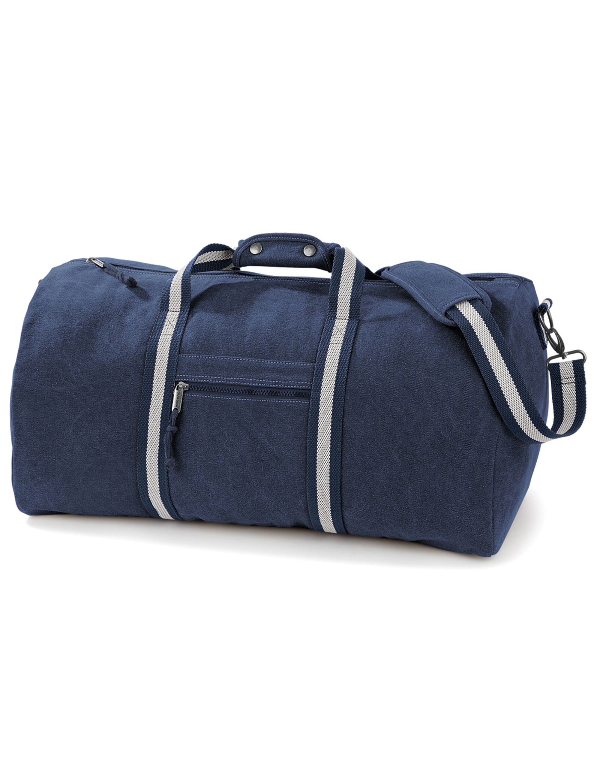 Quadra Vintage Canvas Holdall Internal valuables pocket (QD613)