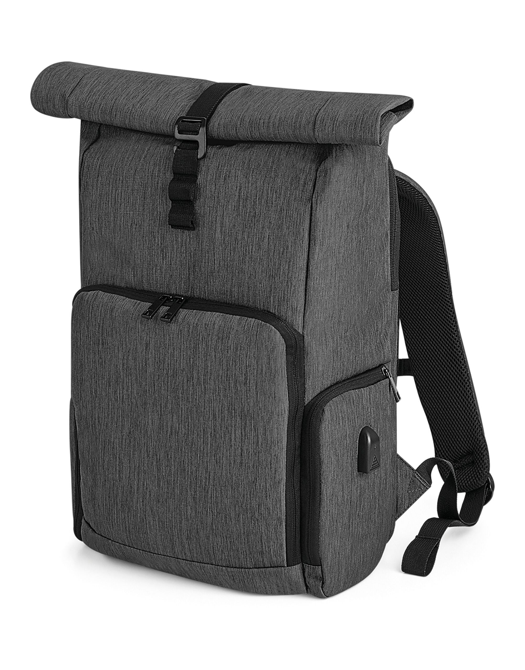Quadra Q-Tech Charge Roll-Up Backpack TearAway label for ease of rebranding (QD995)