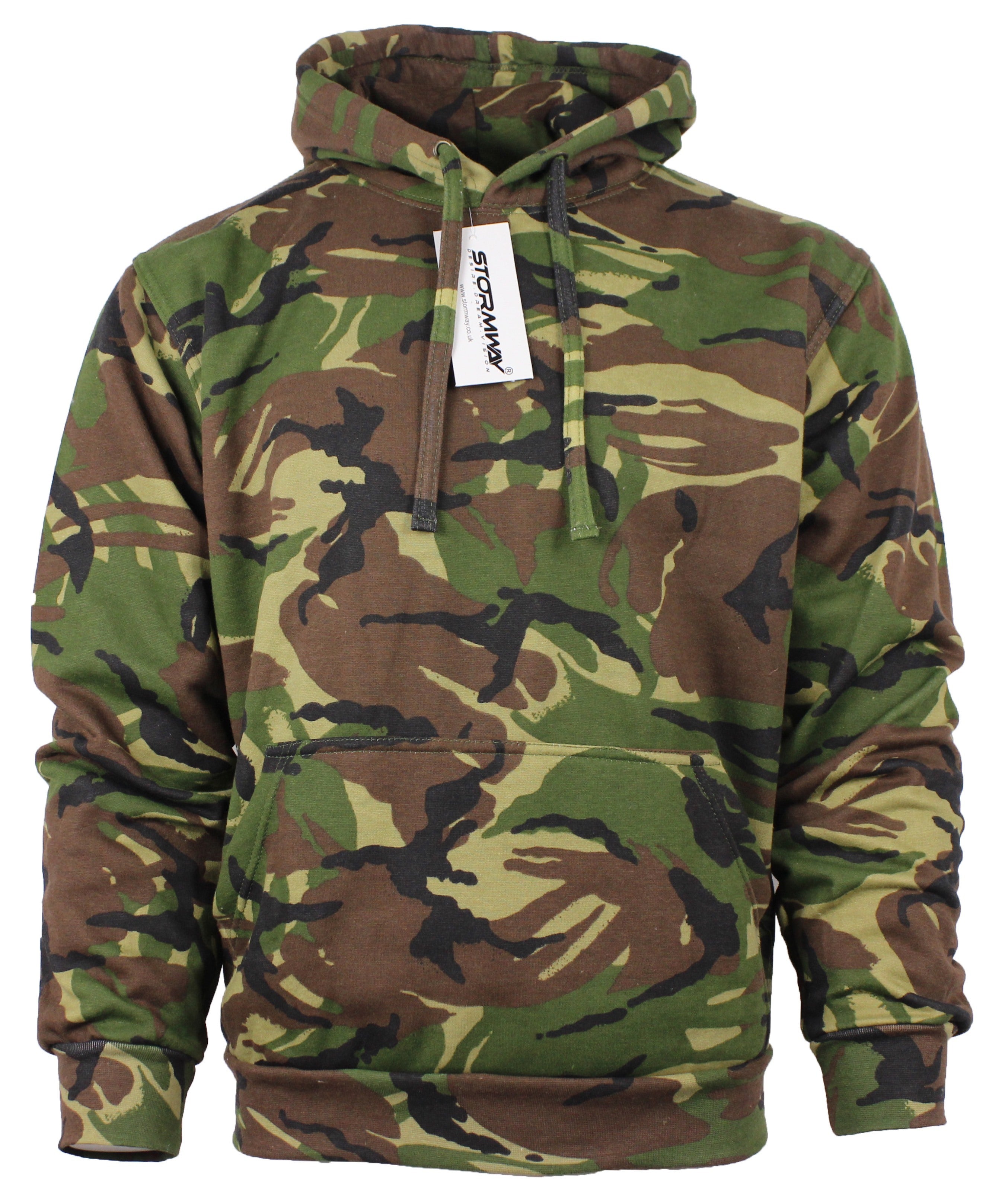 Stormway Camouflage Hoodie Mens Army Camo Camouflage Fleece Tracksuit Hoodie