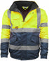 Stormway Mens Waterproof Two Tone Bomber Hi Vis Visibility Standard Safety Work Wear Jacket